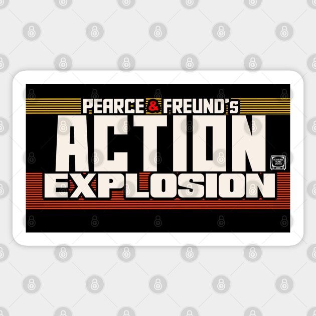 ACTION EXPLOSION TITLE Sticker by RobSchrab